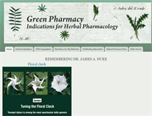 Tablet Screenshot of greenpharmacy.com